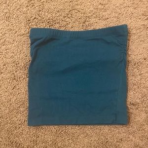 Blue tube top